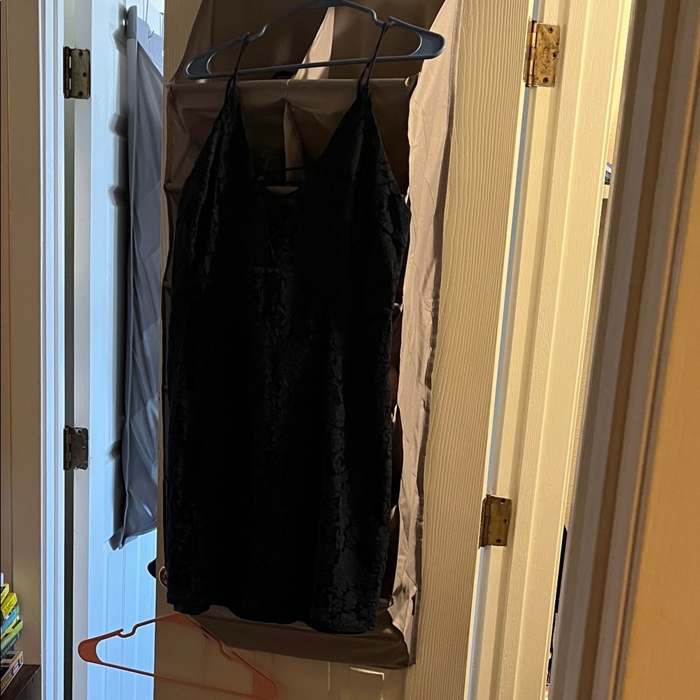 Astr Elegant Black Dress